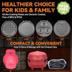 4 in 1 Mini Waffle and Doughnut Maker Set