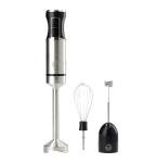 MasterChef Handheld Immersion Blender with Whisk & Frother