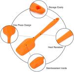 Silicone Spatula Set - 4 Heat Resistant Tools