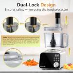 COOKLEE 600W Food Processor with 6 Functions
