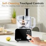 COOKLEE 600W Food Processor with 6 Functions