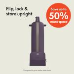 Bella Flip-n-Store Waffle Maker with Nonstick Plates