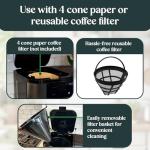 Pantrymade 12-Cup Programmable Coffee Maker & Brewer