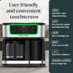 Pantrymade 12-Cup Programmable Coffee Maker & Brewer