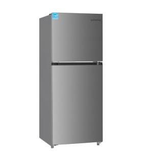 Upstreman 11.6 Cu.Ft. Stainless Steel Double Door Refrigerator