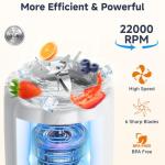 COKUNST USB Rechargeable Portable Blender for Smoothies