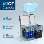 Feelfunn 12V 40QT Dual Zone Electric Cooler