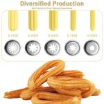 5 Piece Stainless Steel Churro Maker Nozzle Set
