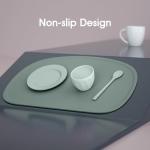 Set of 3 Non-Slip Silicone Placemats for Kids