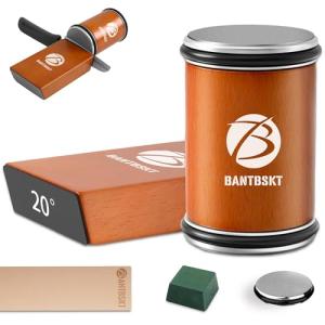 Kitchen Knife Sharpener Kit with Diamond and Ceramic Discs