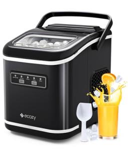 Ecozy Portable Countertop Ice Maker with Scoop