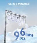 Ecozy Portable Countertop Ice Maker with Scoop