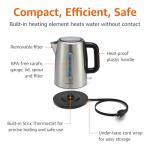 Amazon Basics Fast Boil Stainless Steel Kettle