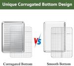 ROTTAY Heavy-Duty Nonstick Baking Sheet and Rack Set