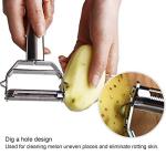 Sunkuka Stainless Steel Julienne Peeler and Cutter
