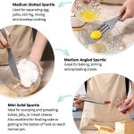Silicone Spurtle Set for Cooking and Baking