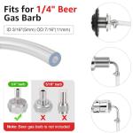 10FT Kegerator Dual Line Beer & CO2 Kit