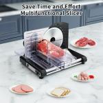Home Meat Slicer - Adjustable Electric Food Cutter