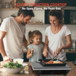 TOPWISH Portable Induction Cooktop with 10 Temp Levels