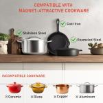 TOPWISH Portable Induction Cooktop with 10 Temp Levels