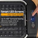 CUSIMAX 1500W Smokeless Indoor Electric Grill