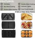 3-in-1 Waffle, Sandwich & Pancake Maker