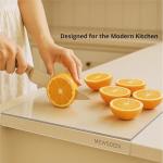Clear Acrylic Cutting Board with Non-Slip Design