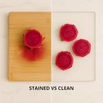 Clear Acrylic Cutting Board with Non-Slip Design
