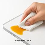 Clear Acrylic Cutting Board with Non-Slip Design