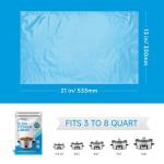 JVVFUU Large 3-8 Quart Slow Cooker Liners (20)