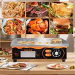 WICHEMI 22" Stainless Steel Electric Countertop Griddle