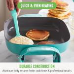 GreenLife 12" Square Electric Skillet with Vented Lid