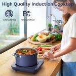 CIARRA Slim Portable Induction Cooktop with Timer