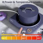 CIARRA Slim Portable Induction Cooktop with Timer