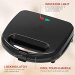 OSTBA 2-Slice Non-Stick Sandwich Maker with Indicator Lights