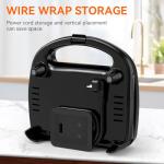 OSTBA 2-Slice Non-Stick Sandwich Maker with Indicator Lights