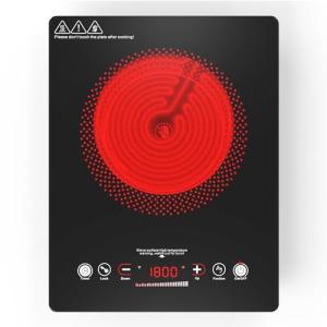 VBGK Electric Single Burner Cooktop with LED Controls