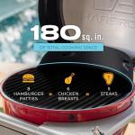 Bistro Pro Tabletop Electric Grill - Red