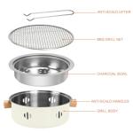 Mini Smokeless Charcoal BBQ Grill for Indoor Outdoor