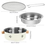 Mini Smokeless Charcoal BBQ Grill for Indoor Outdoor