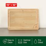Bamboo Cutting Board with Juice Groove - Large