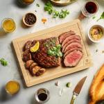 Bamboo Cutting Board with Juice Groove - Large