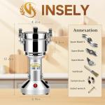 Electric 150g Stainless Steel Grain Mill Grinder
