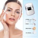 0.5 Oz Airless Pump Jar for Skincare