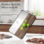 TalingMA 2 Pack Stainless Steel Cutting Boards