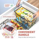 Goovilla 4-Pack Stackable Freezer Organizer Bins