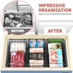 Goovilla 4-Pack Stackable Freezer Organizer Bins