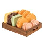 Acacia Wood Lid Organizer with Adjustable Dividers