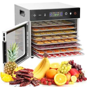 VALONDINO 8-Tray Stainless Steel Food Dehydrator