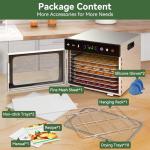 VALONDINO 8-Tray Stainless Steel Food Dehydrator